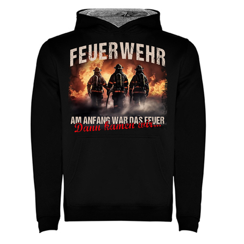 Feuerwehr Hoodie Black Kids<Am Anfang war das Feuer>