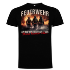 Feuerwehr Shirts Schwarz Kids<Am Anfang war das Feuer>