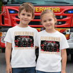 Feuerwehr Shirts Weiß Kids<Gemeinsam rein - Gemeinsam raus>