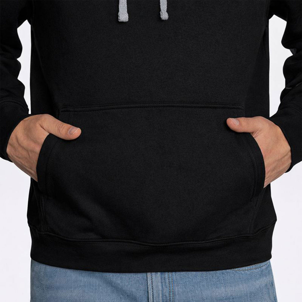 Feuerwehr Hoodie Schwarz<Retten löschen Bergen schützen>
