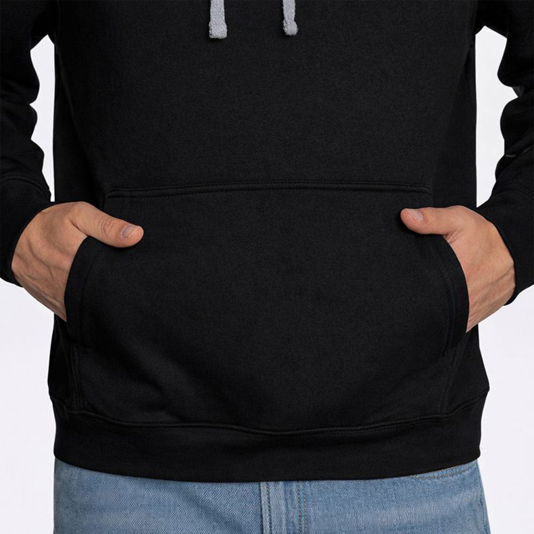 Feuerwehr Hoodie Schwarz<Retten löschen Bergen schützen>