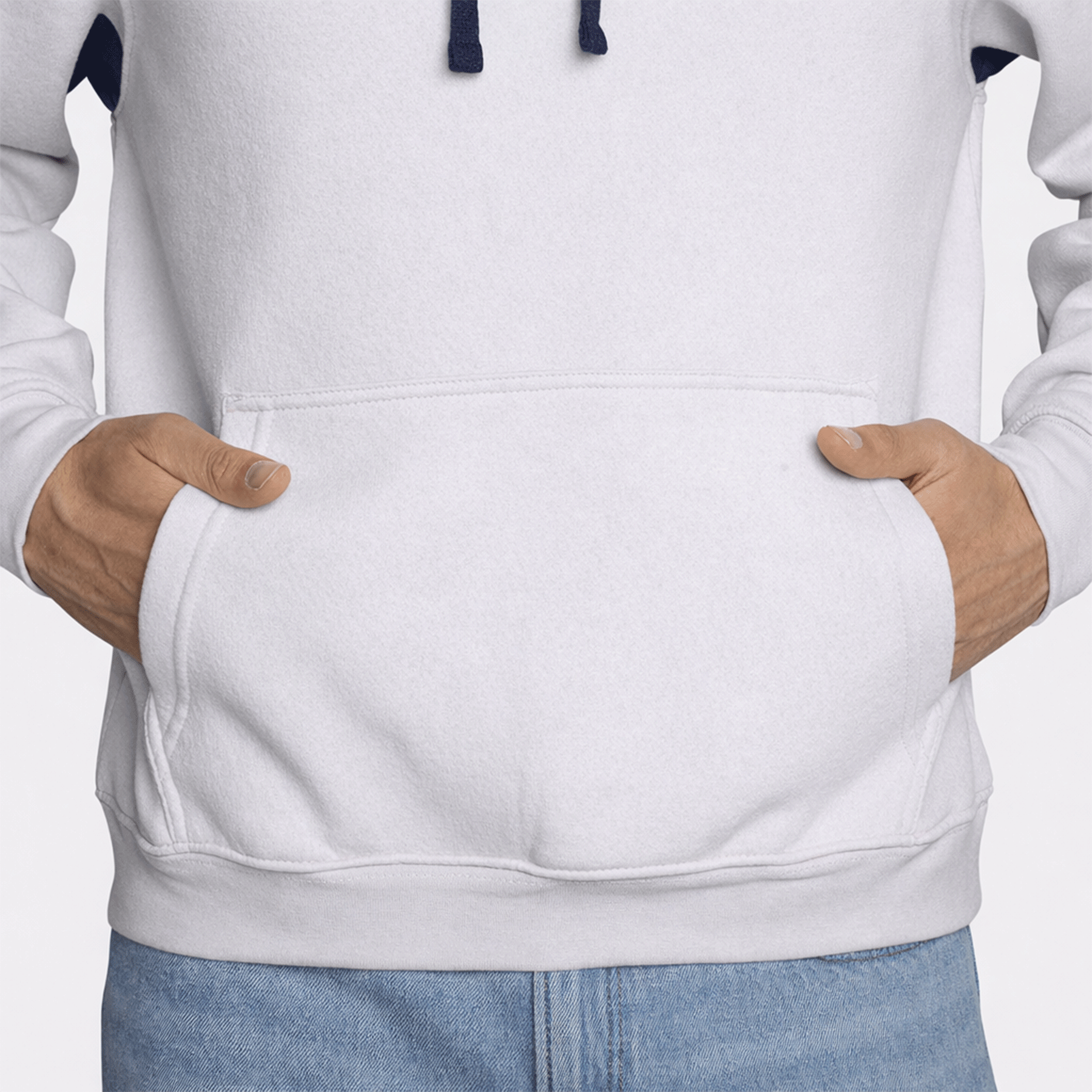 Feuerwehr Hoodie weiß <24 Stunden Feuerwehr 365 Tage>