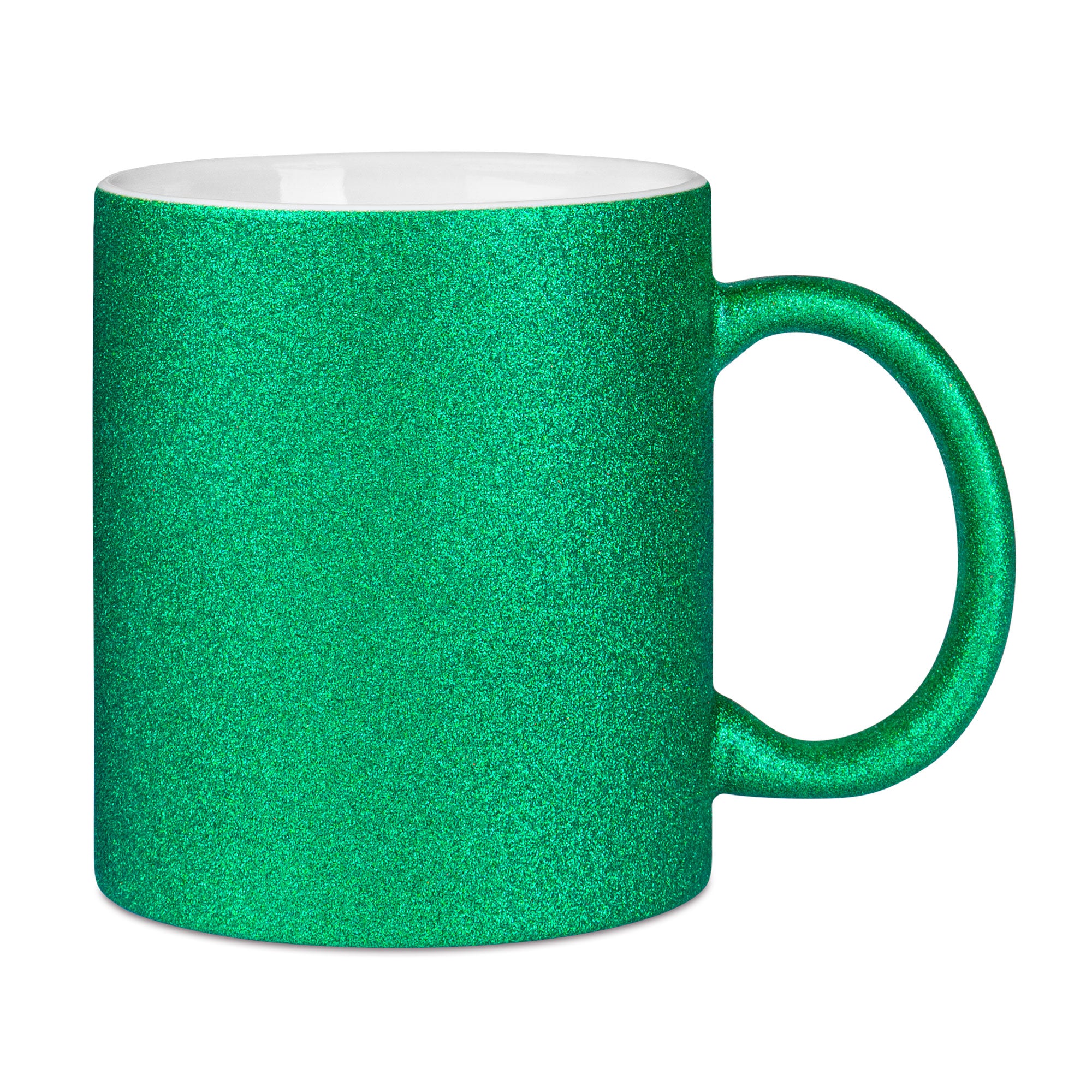 Glitzertasse mit Glitzerpartikeln, Sublistar®-Coating