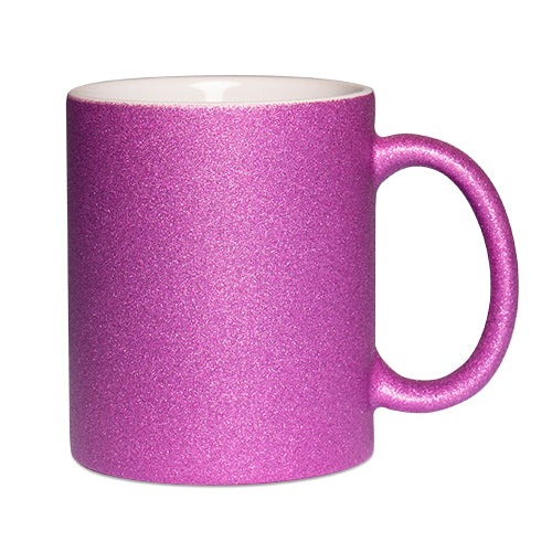 Glitzertasse mit Glitzerpartikeln, Sublistar®-Coating