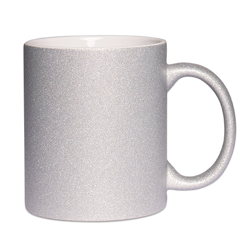Glitzertasse mit Glitzerpartikeln, Sublistar®-Coating