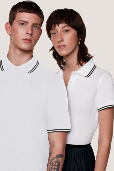 HAKRO Damen Poloshirt Twin-Stripe