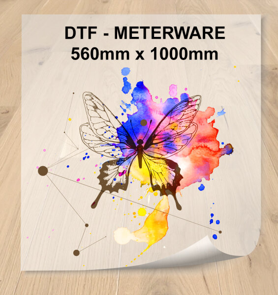 DTF zum Downloaden 56 x 100 cm 60°C Waschbarkeit