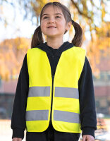 Kids´ Hi-Vis Safety Vest With Front Zipper Aalborg