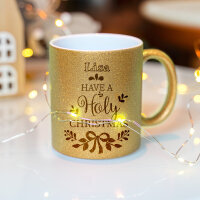 Glitzertasse mit Glitzerpartikeln, Sublistar®-Coating